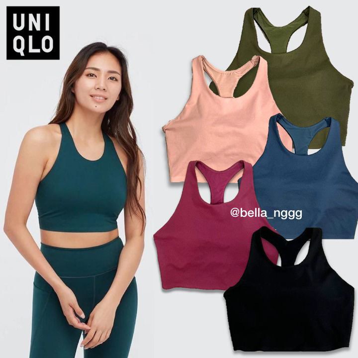 Uniqlo seamless active sport bra women’s
