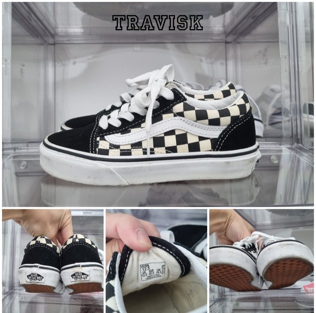 Mens checkered discount old skool vans