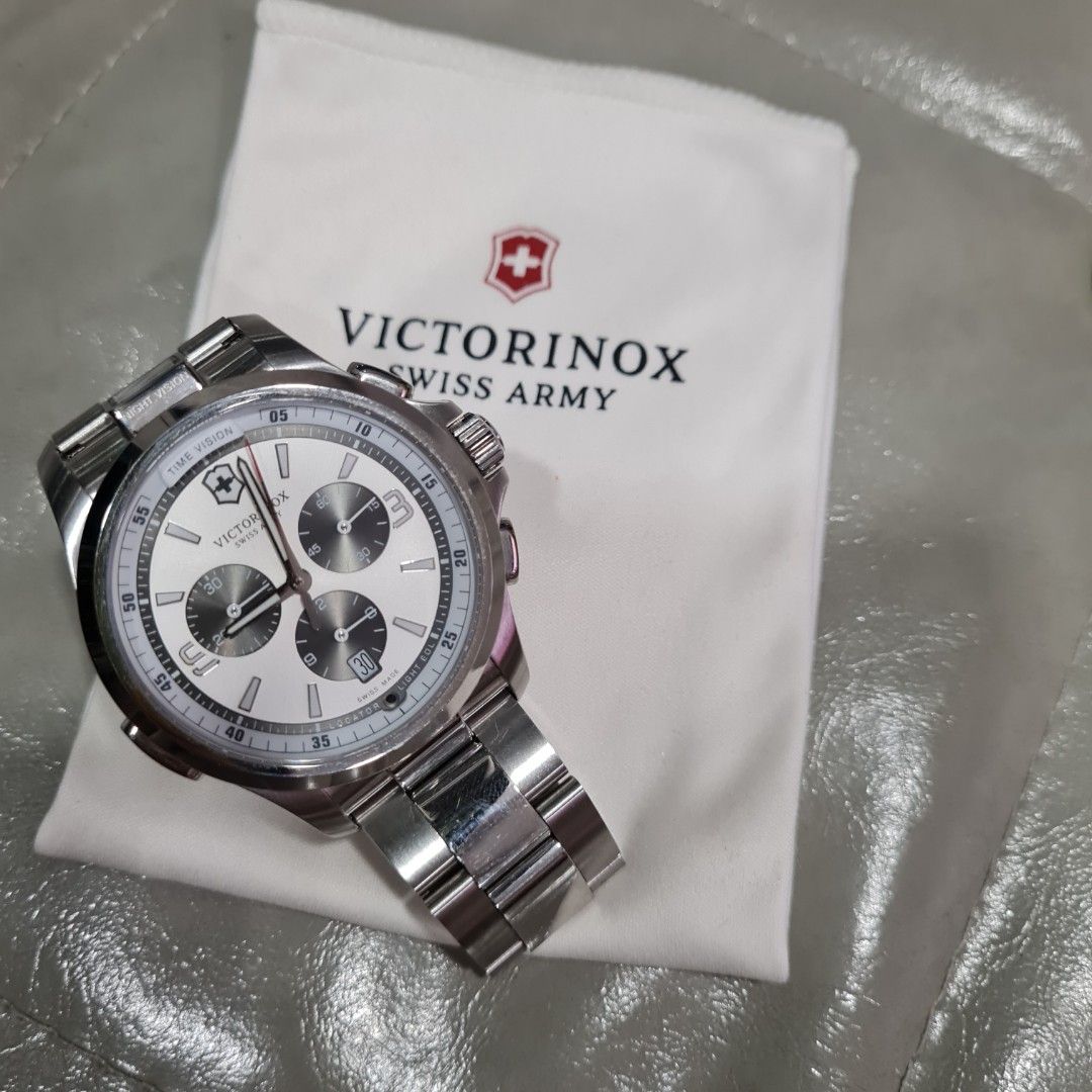 VICTORINOX Swiss Army Night Vision Chronograph Men s Watch Luxury