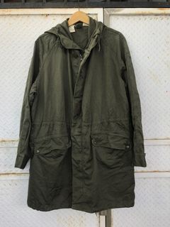 VINTAGE FRENCH MILITARY MERVILLE like alpha industries m65 og 107 avirex moleskin cwu