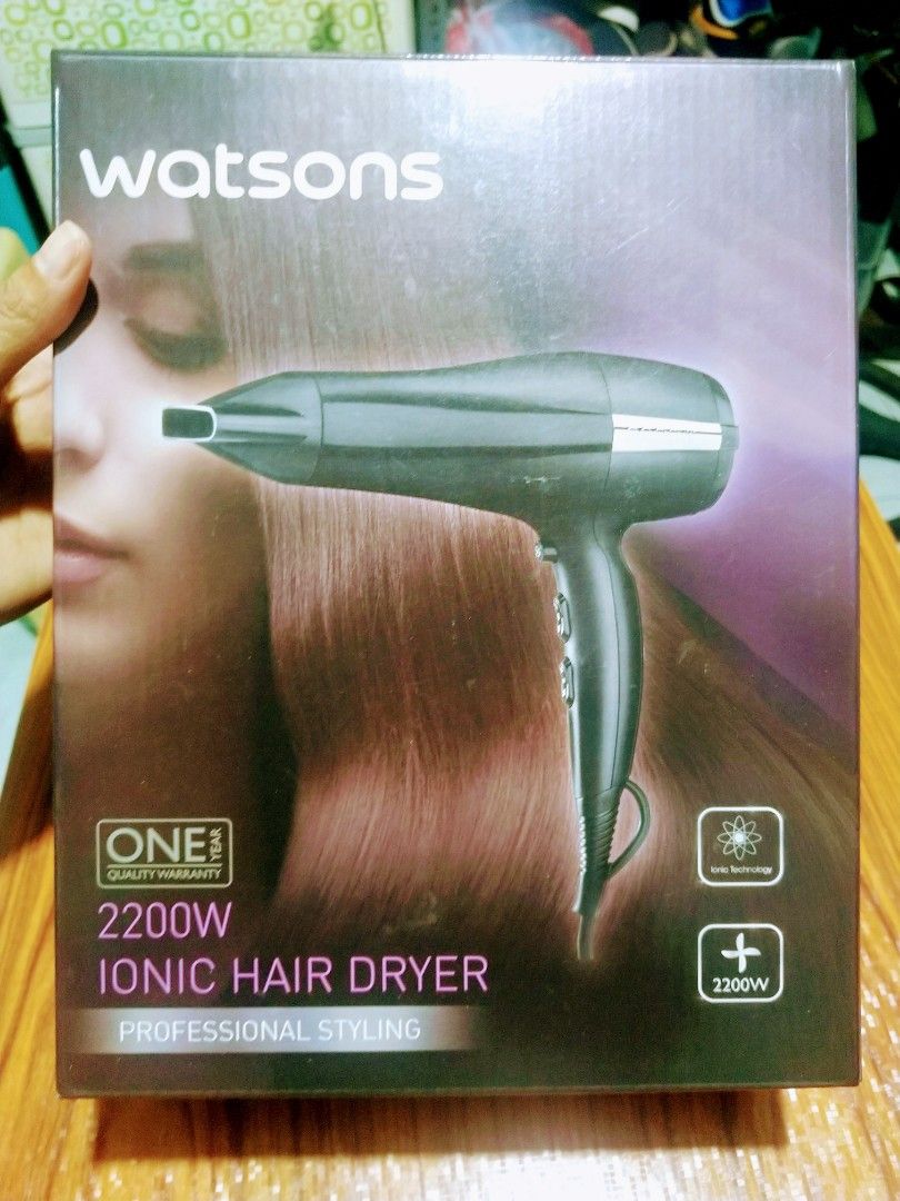 WATSONS Ionic Hair Blower 2200W with original packaging complete