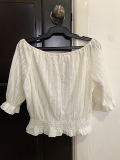 White lace top
