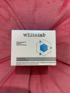 Whitelab Hydrating Sleeping Mask - Pelembap Malam Untuk Kulit Lembap, Kenyal, Terhidrasi Maksimal Dengan Hyaluronic