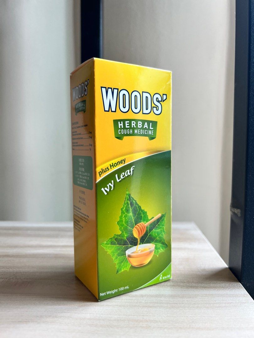 Woods' Herbal Cough Syrup Ivy Leaf with Honey (100ml), Health