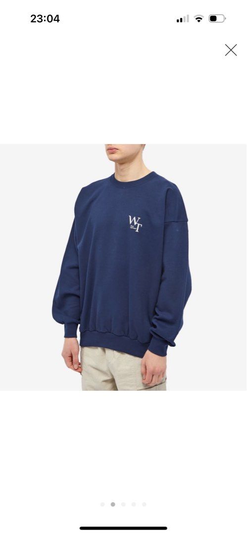 WTAPS LOCKS / SWEATER / COTTON NAVY S-