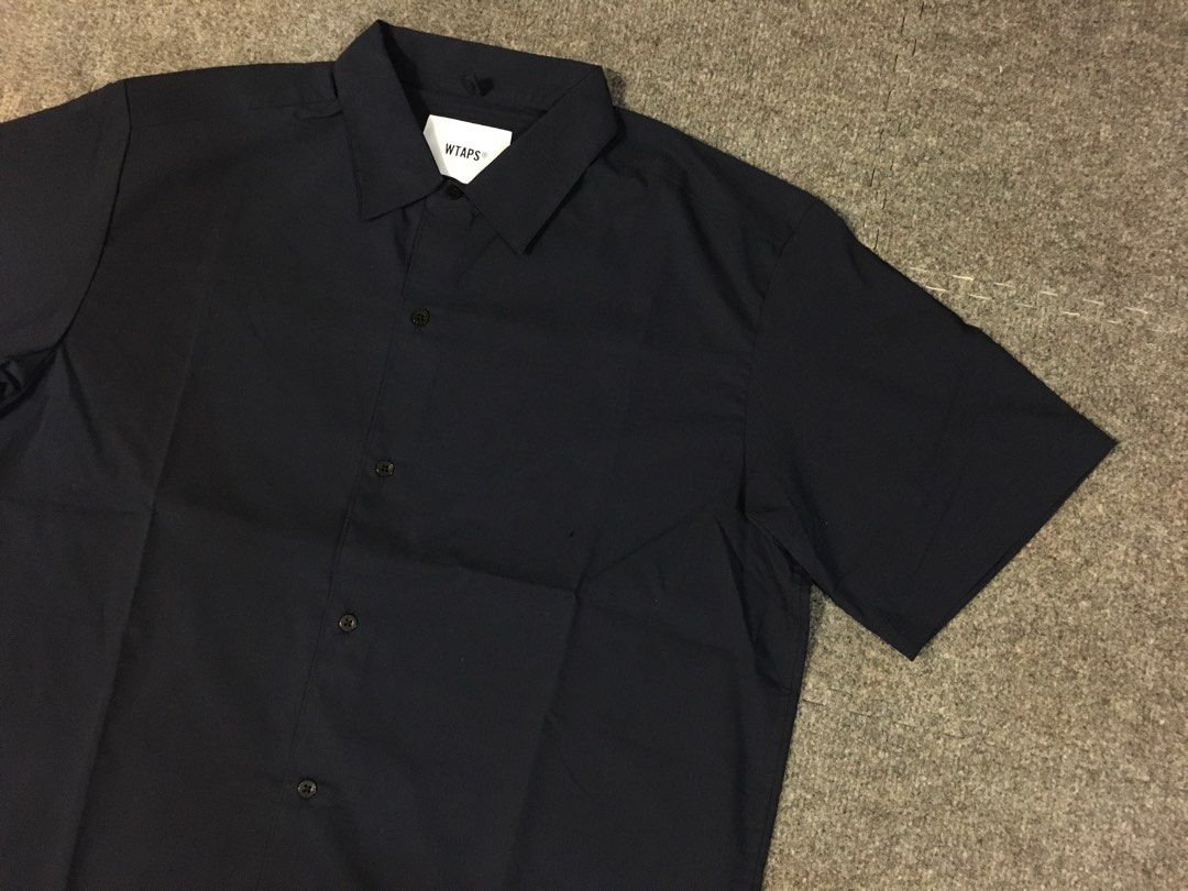 WTAPS UNION 02 / SS / COPO. NYCO RIPSTOP. COOLMAX®︎ SHIRT NAVY