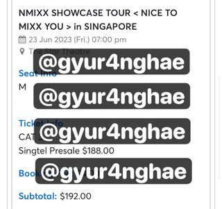 WTS nmixx nice to mixx you in SG
