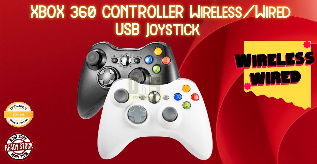 XBOX 360 CONTROLLER Wireless Wired USB Joystick Support PC Game Controller Gamepad Android Laptop PS4 PS5