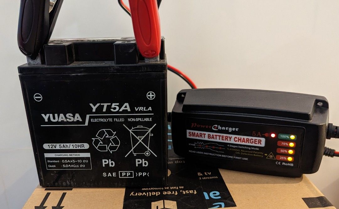 Yuasa YT5A Battery for Yamaha FZ16 FZ16ST SPARK 135 LC135 V1