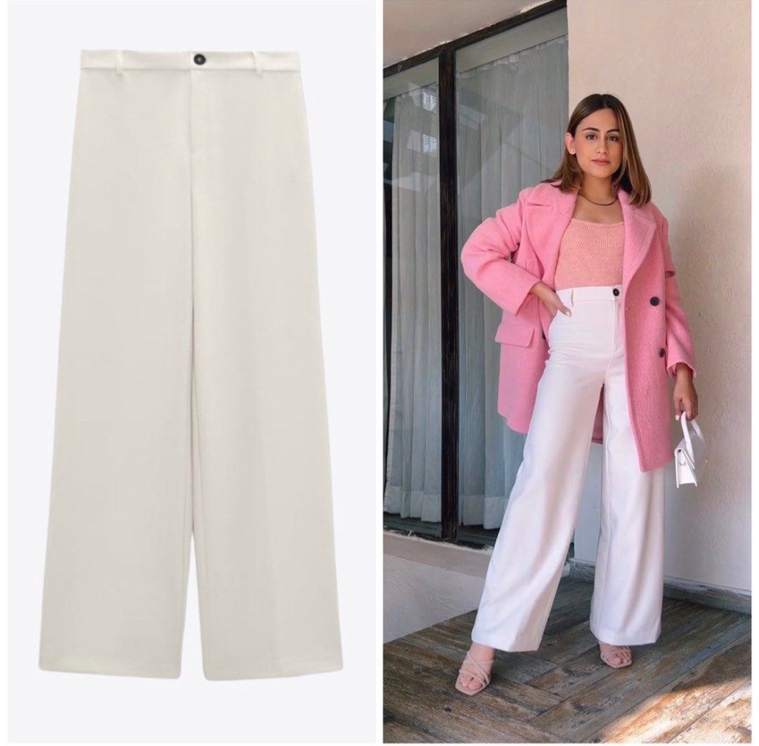 ZARA HIGHWAIST TROUSER, Women's Fashion, Bottoms, Other Bottoms on Carousell