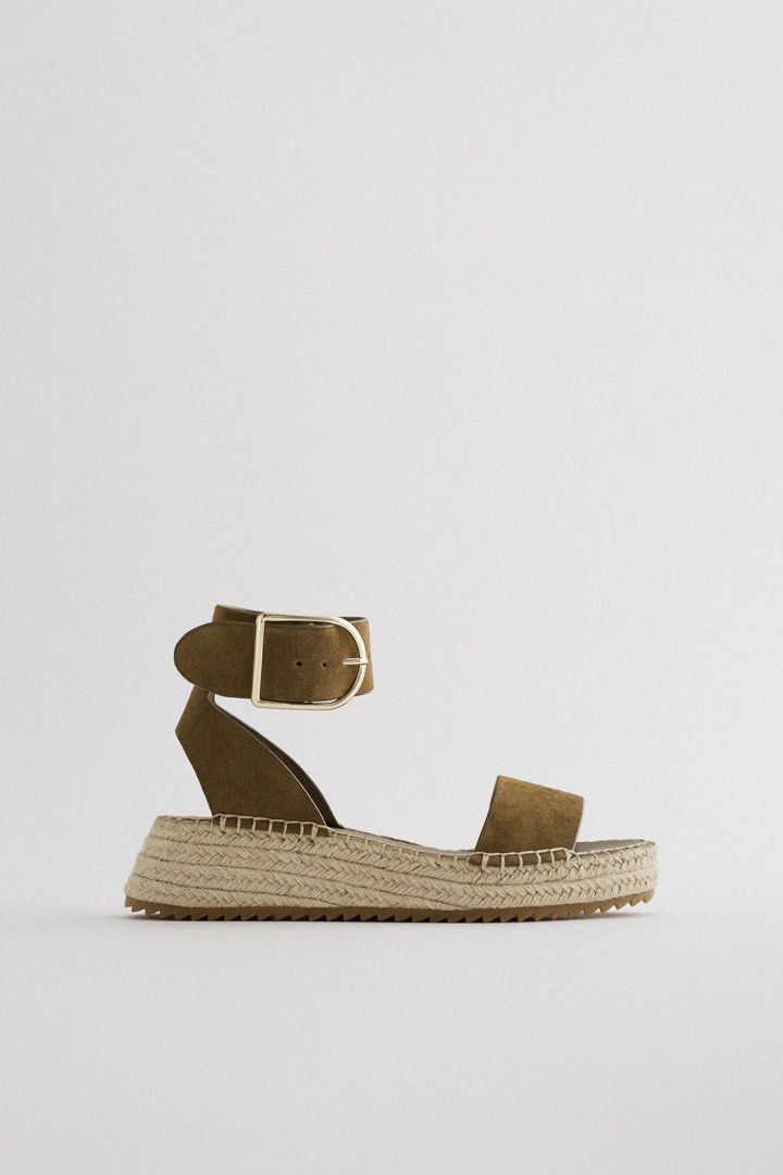 Zara espadrille wedges online