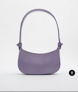 SALE Tas Shoulder Bag Knot Purple Lilac 