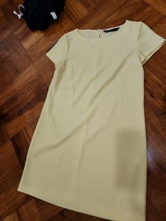 Zara Yellow Shirt Dress