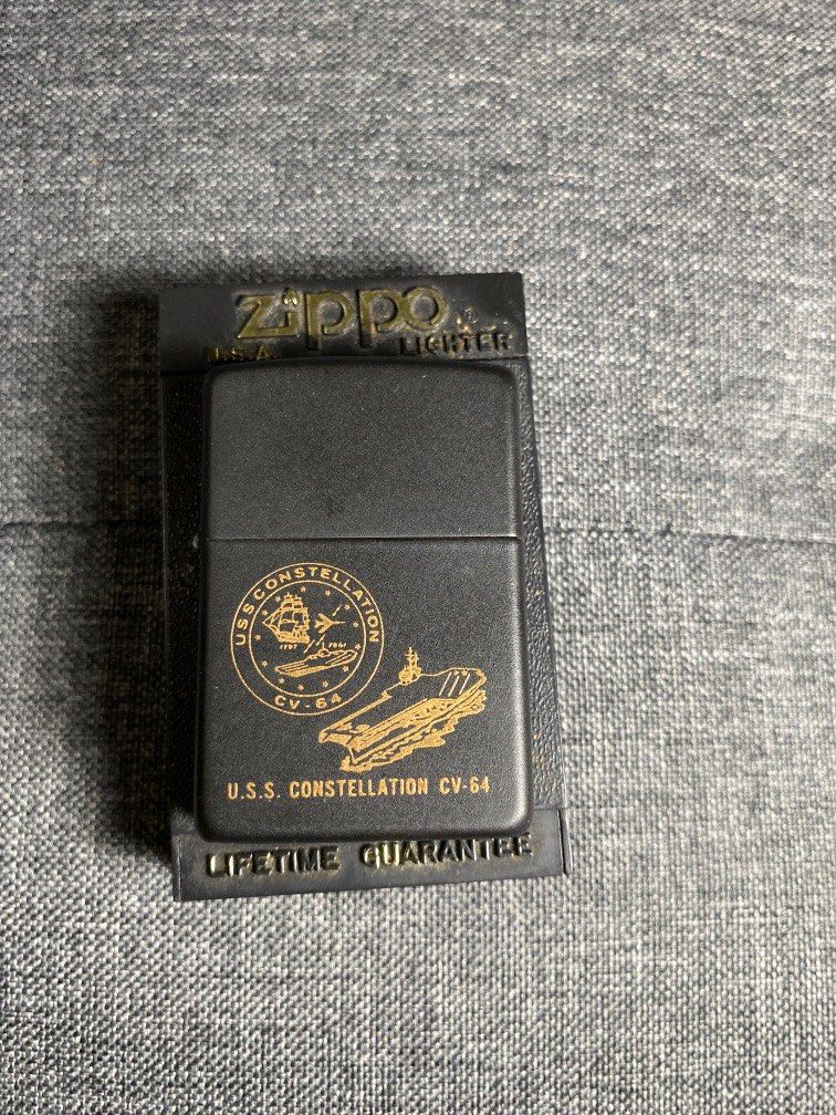 Zippo Lighter USS Constellation CV64, Hobbies & Toys, Memorabilia