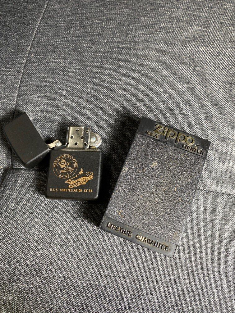 Zippo Lighter USS Constellation CV-64, Hobbies & Toys