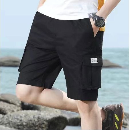 100 Cotton Men Cargo Short Pants Casual Bermudas Fashion Shorts