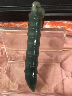 天然翡翠/緬甸玉/裝飾小擺件/神來一筆/大筆進財/