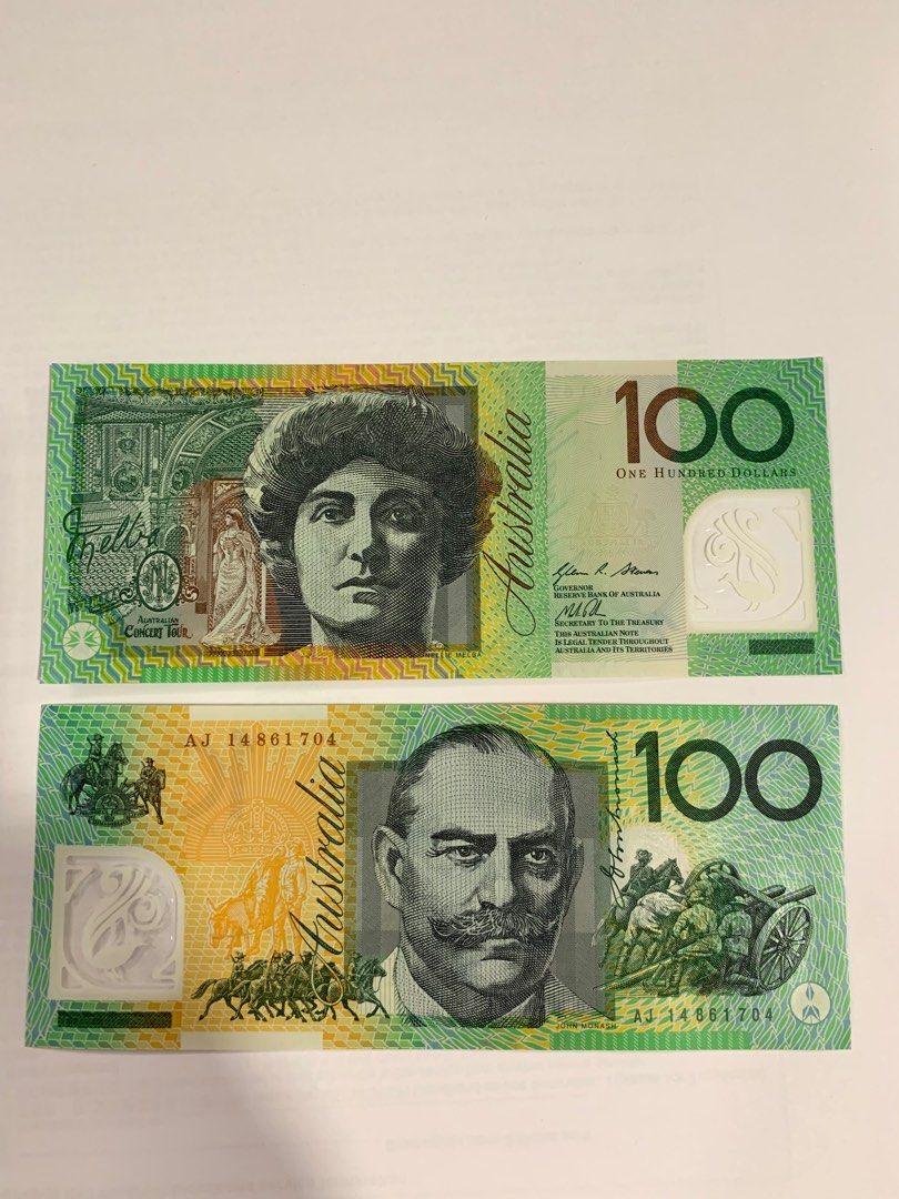 澳洲舊版2014 年100 澳元, 興趣及遊戲, 收藏品及紀念品, 錢幣- Carousell