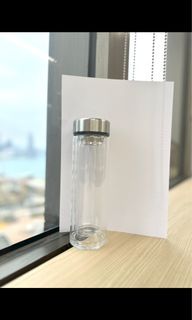 ⚠️驚喜價⚠️雙層玻璃防熱水樽 (350ML)