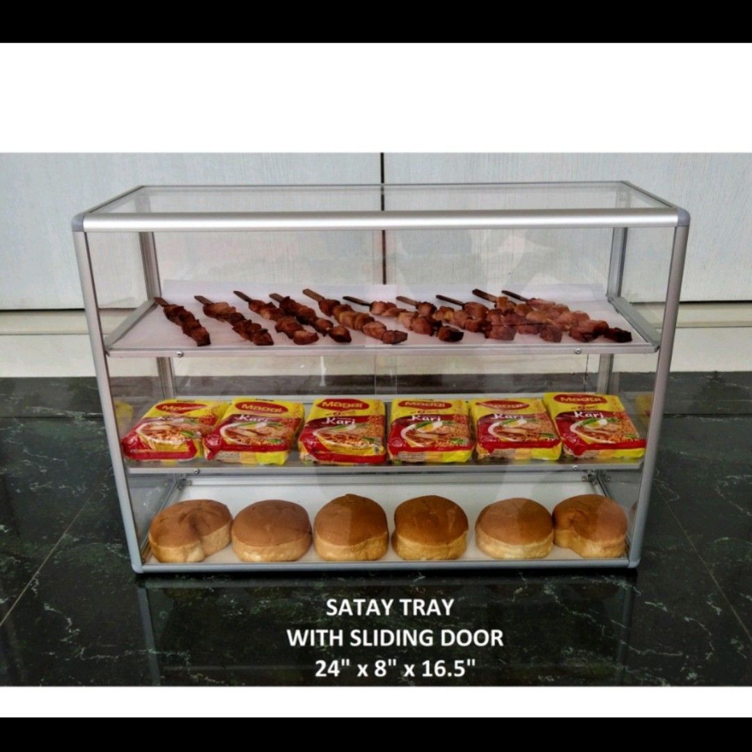 Acrylic food display with doors, TV & Home Appliances, Kitchen