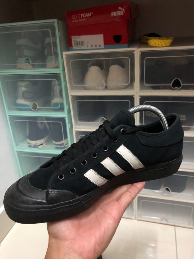 Adidas matchcourt on sale black gum