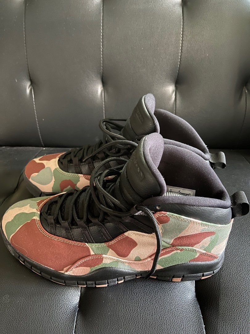 Air jordan 10 retro desert camo clearance