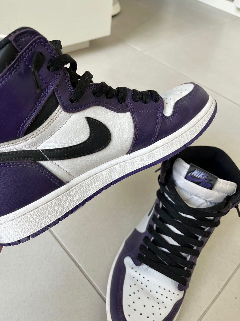 Nike air jordan 1 on sale purple court