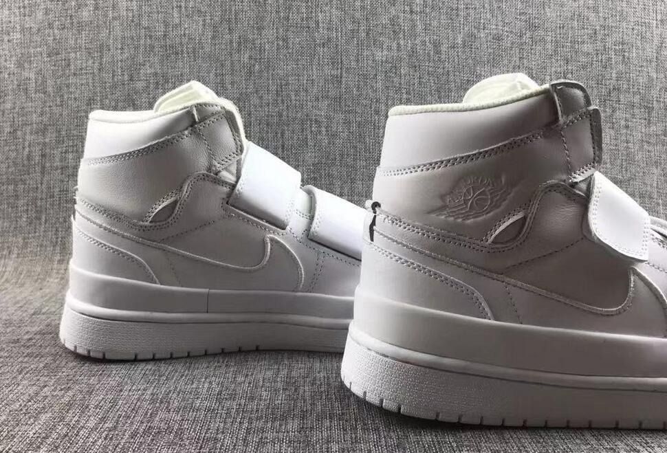 White Jordan Re Hi Double Strap Air Jordan Retro High Double Strap