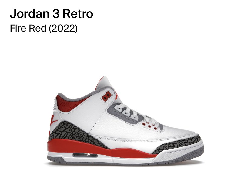 jordans 3 all red