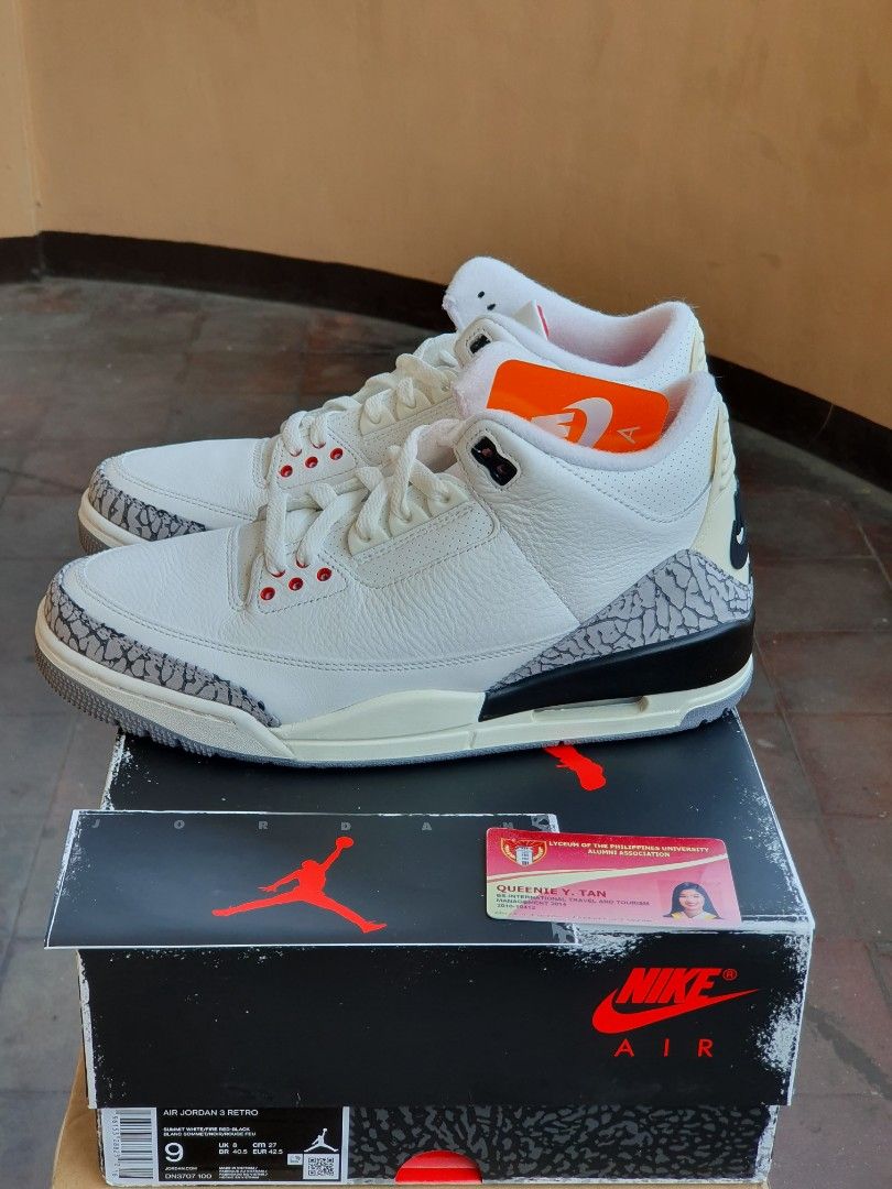 Jordan 3 size 9 discount