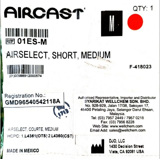 Airselect courte best sale