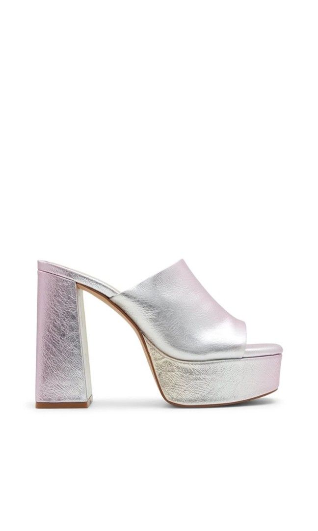 Aldo metallic heels hotsell