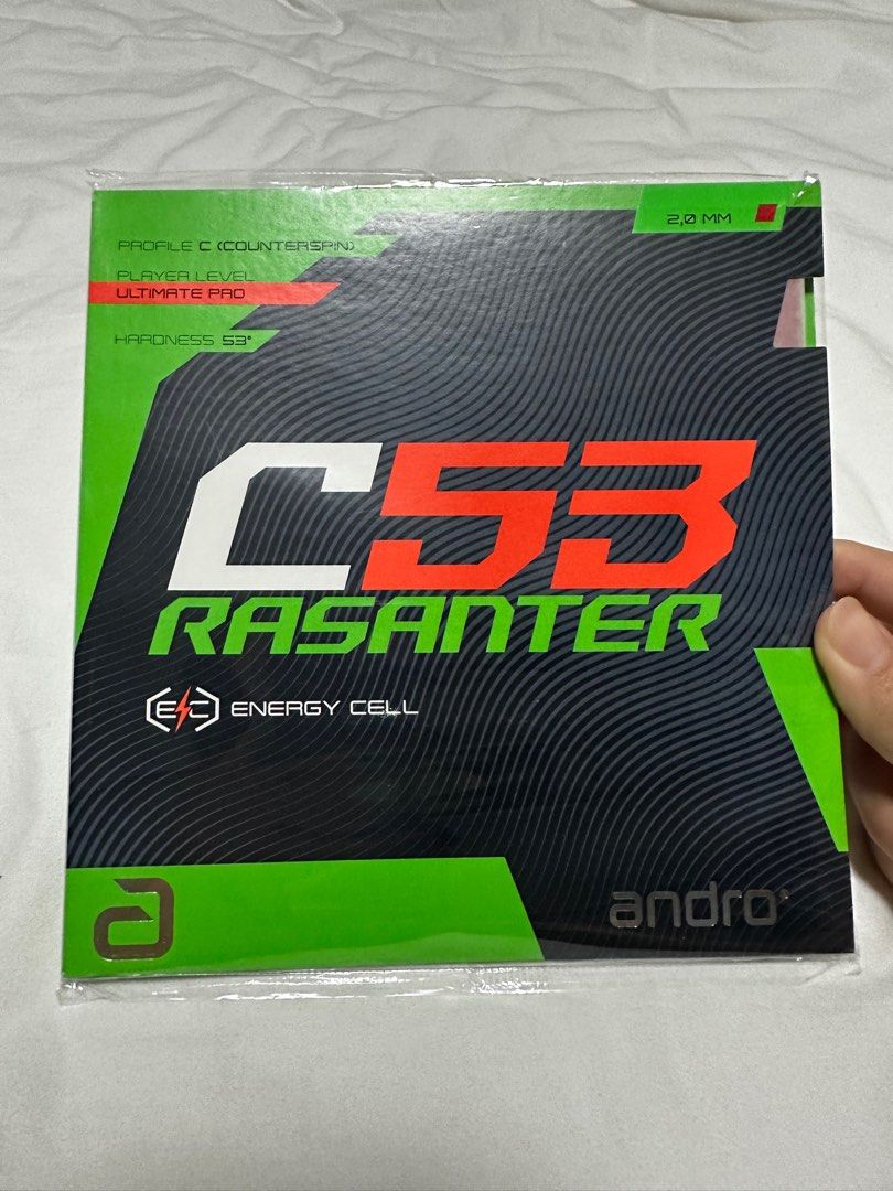 ANDRO Rasanter C53 Red, 2.0, Sports Equipment, Sports & Games, Racket ...