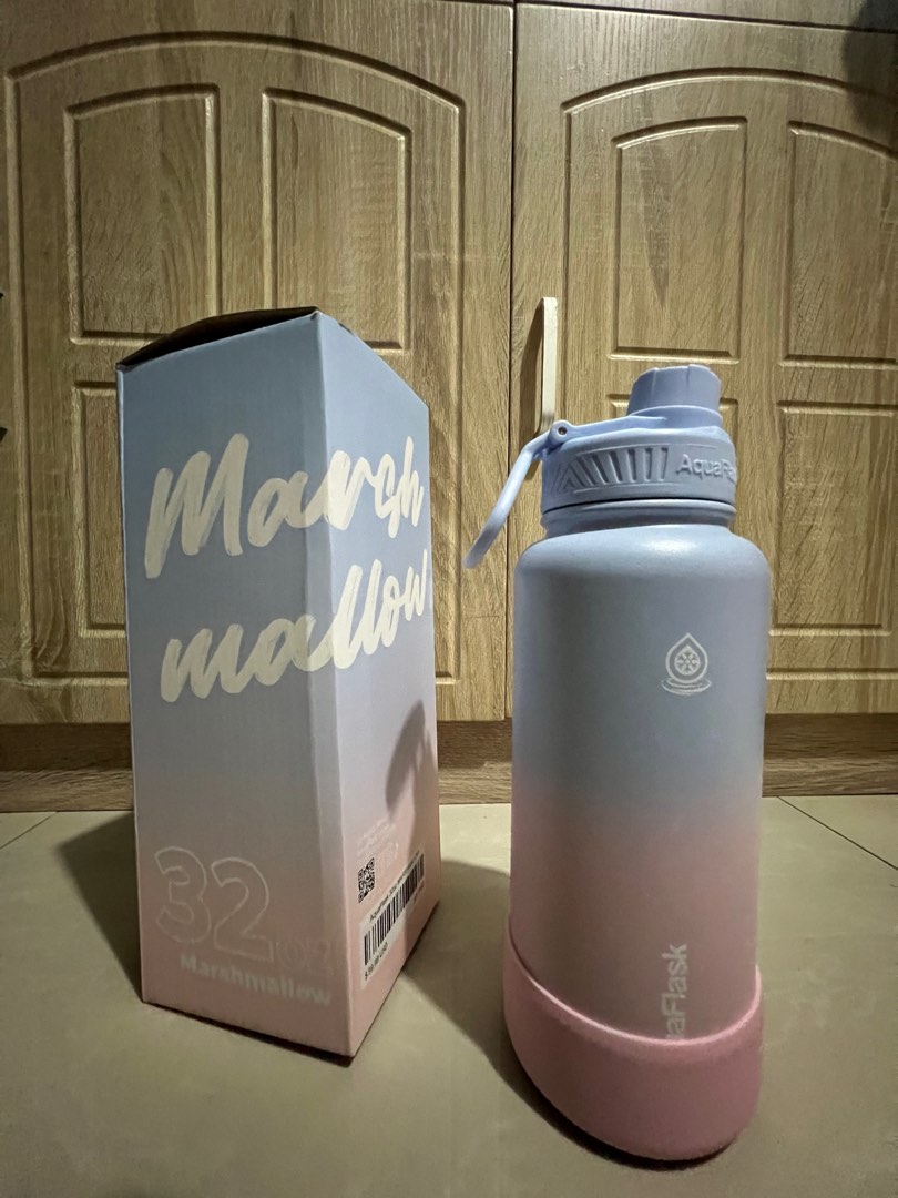 AquaFlask Limited Edition (Marshmallow, 32oz), Furniture & Home Living, Kitchenware & Tableware
