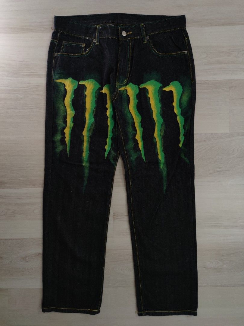 Authentic MONSTER Jeans s36, Men's Fashion, Bottoms, Jeans on Carousell