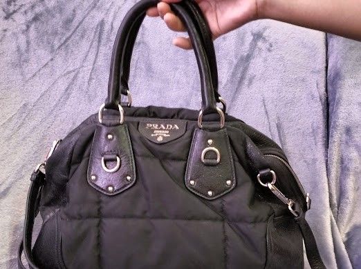 Authentic Prada Bag with long strap (Category: Luxury Bags & Wallets) located in Rizal. Submitted by SummerPeaCloset (Listing ID 1224627799, Image 1). Description: authentic prada bag with long strap money back guaranteed authentic 💯.
