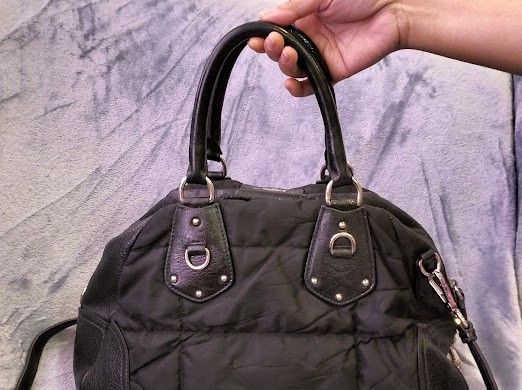 Authentic Prada Bag with long strap (Category: Luxury Bags & Wallets) located in Rizal. Submitted by SummerPeaCloset (Listing ID 1224627799, Image 3). Description: authentic prada bag with long strap money back guaranteed authentic 💯.