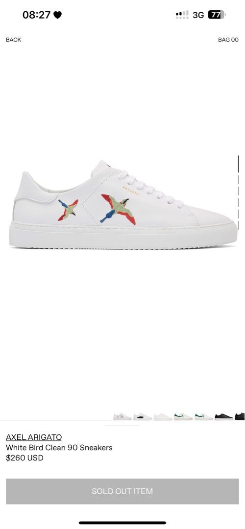 AXEL ARIGATO White Bird Clean 90 Sneakers
