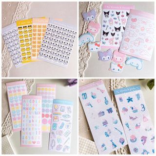 Hello Kitty Planner Gift Set ( A6 Leather Planner, Refills, EF Pen, Sticker  and Washi Tape)