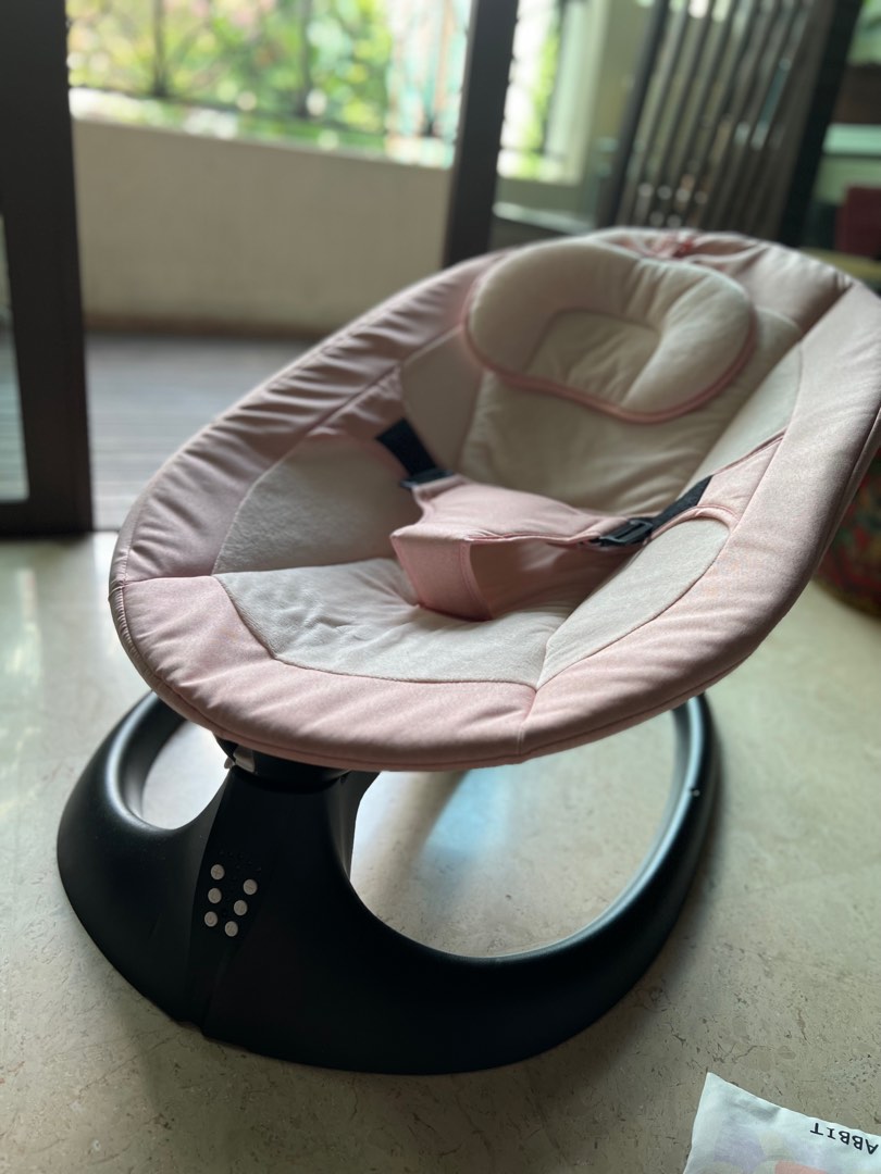 Baby Swivel Automatic Swing Leaf Rocker, Babies & Kids, Baby Nursery ...