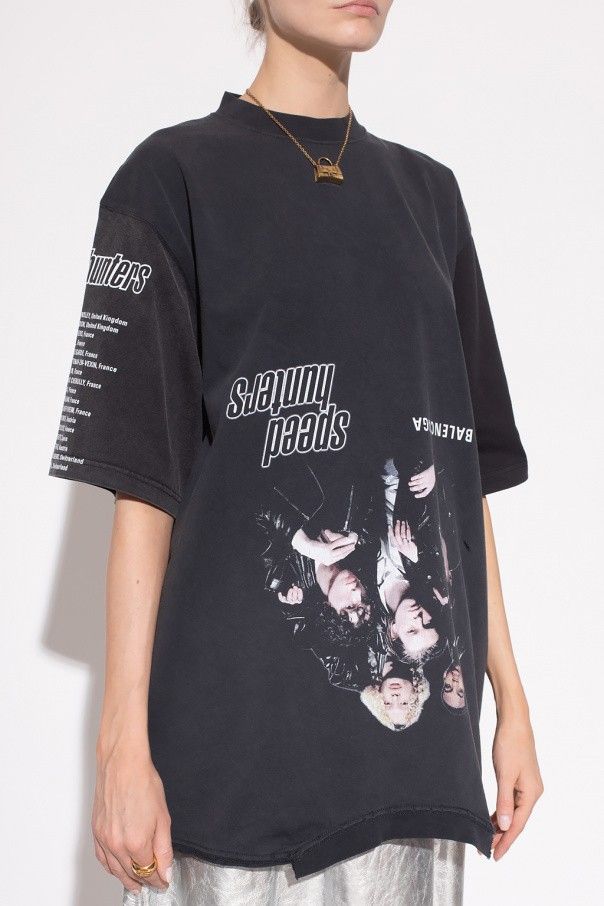 Balenciaga Upside-down Cotton T-Shirt (2022) 698811 TMVC9 1000