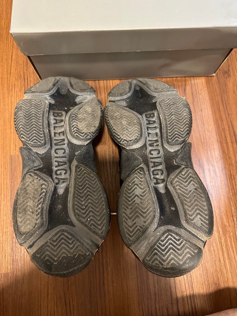 Balenciaga Triple S black size 44 Men s Fashion Footwear