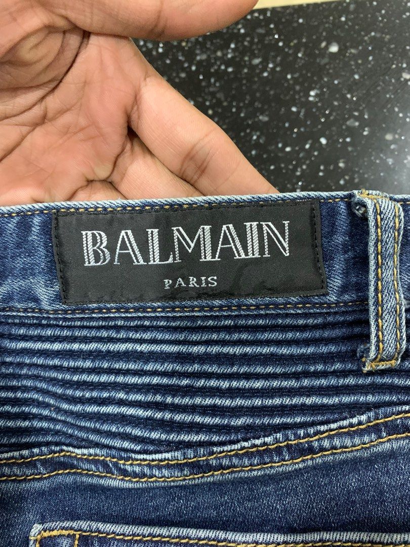 kravle Begrænsning Støv Balmain Paris Skinny jeans original, Men's Fashion, Bottoms, Jeans on  Carousell