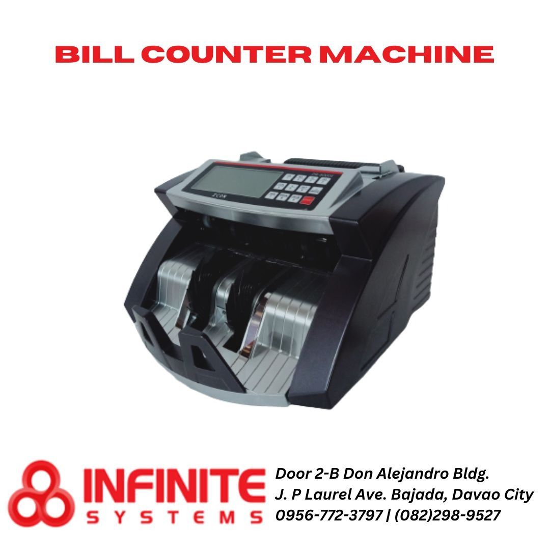 BILL COUNTER ICON DB6000E WITH COUNTERFEIT MONEY DETECTOR, Computers