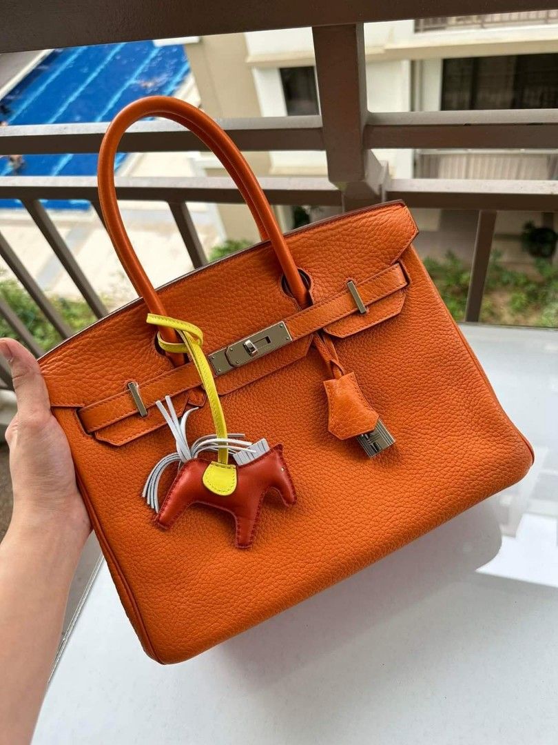BIRKIN 30 togo palladium with dustbag padlock and key clochette NOTE: RODEO  not for sale ❤️, Luxury, Bags & Wallets on Carousell