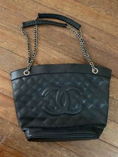 Black Leather Bag (Chanel inspired)