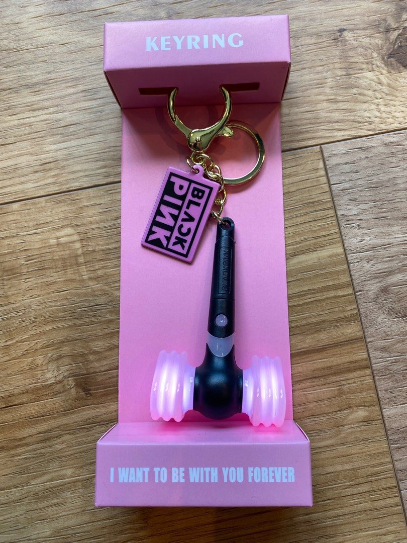 Blackpink Key Chain Ring Light Stick, Hobbies & Toys, Memorabilia