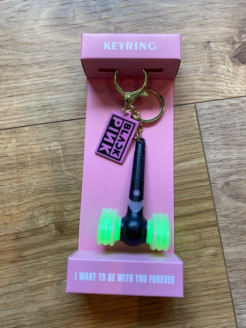 Blackpink Key Chain Ring Light Stick, Hobbies & Toys, Memorabilia