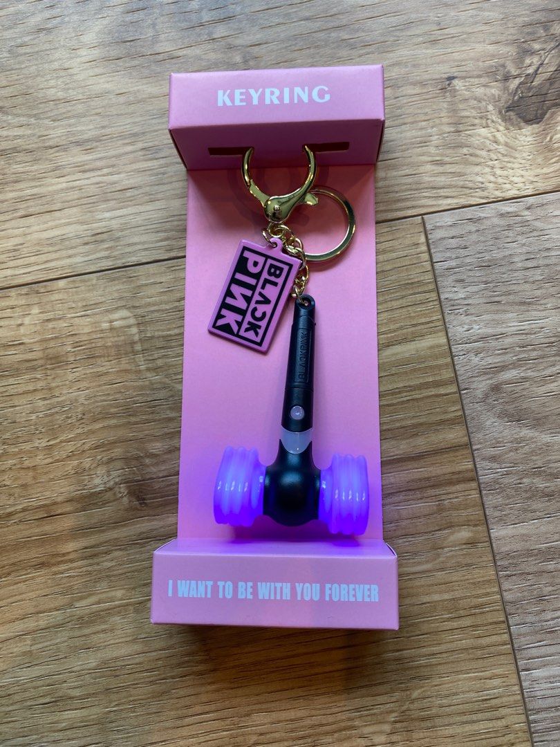 Blackpink Key Chain Ring Light Stick, Hobbies & Toys, Memorabilia