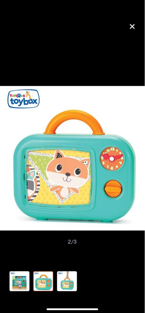 Blue Box Musical TV, Hobbies & Toys, Toys & Games on Carousell